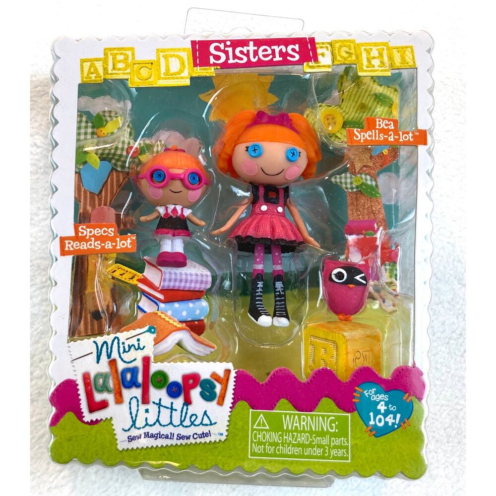 Lalaloopsy Mini Littles Sisters Bea Specs New in Sealed Pkg